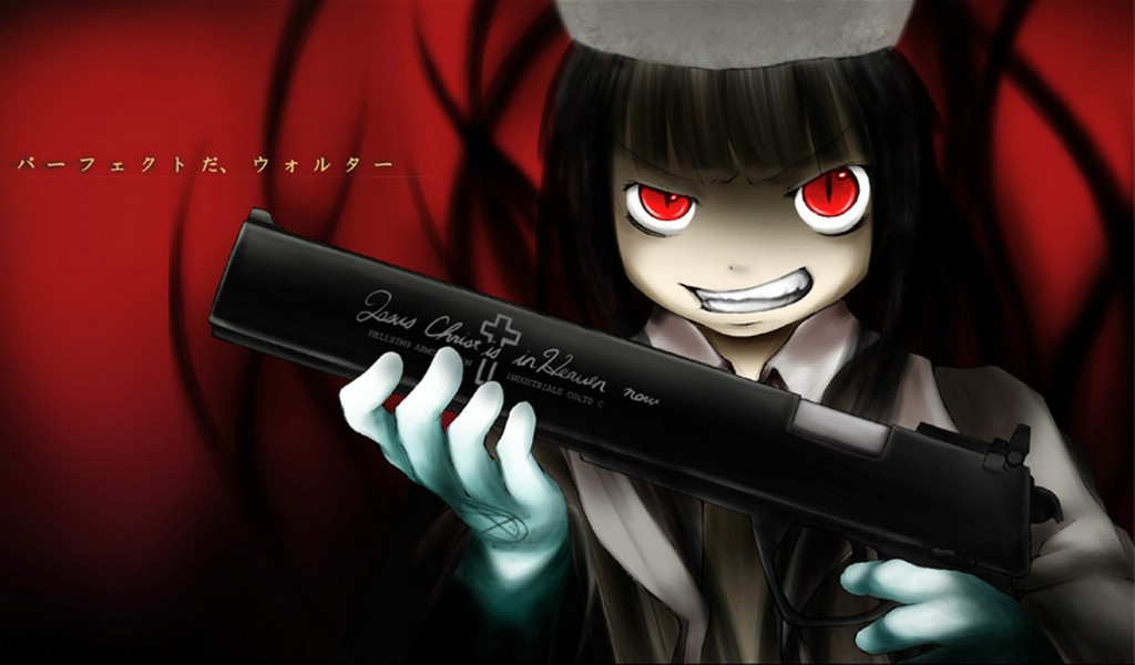 壁纸1024x600Hellsing 皇家国教骑士团 壁纸18壁纸 Hellsing（皇壁纸 Hellsing（皇图片 Hellsing（皇素材 动漫壁纸 动漫图库 动漫图片素材桌面壁纸